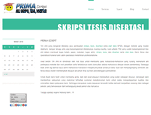 Tablet Screenshot of bikinskripsitesis.com